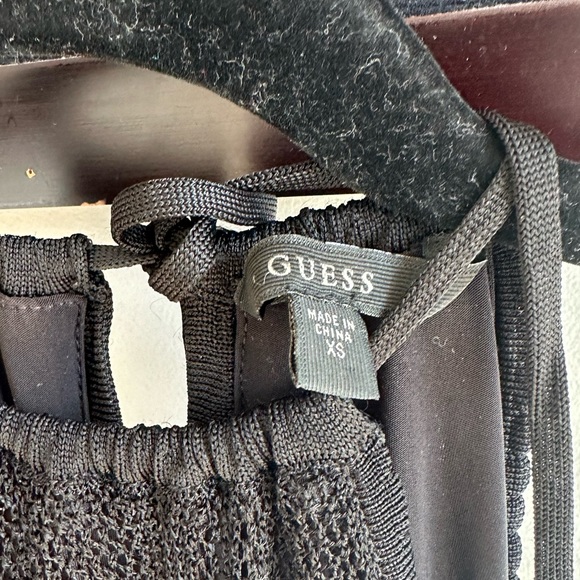 Guess Black crochet top waterfall dress - Picture 4 of 4